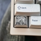 1.25U R1 Titanium Alloy Artisan Keycaps Precision Pointillism for Mechanical Keyboard -Anya